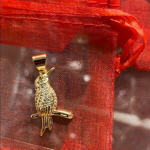 Gold Bird Pendant